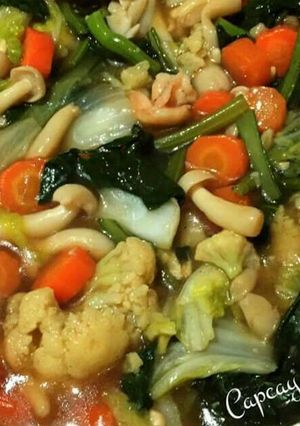 Foto resep Capcay Jamur
