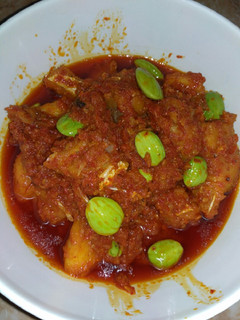 Foto resep Sambal goreng ikan asin jambal petai