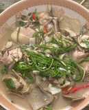 แกงหัวปลีใส่ไก่