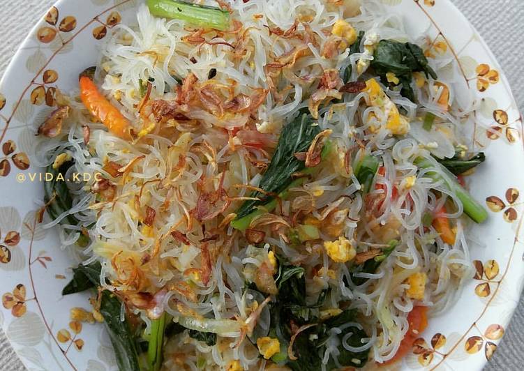 Resep Bihun goreng non MSG yang Lezat Sekali