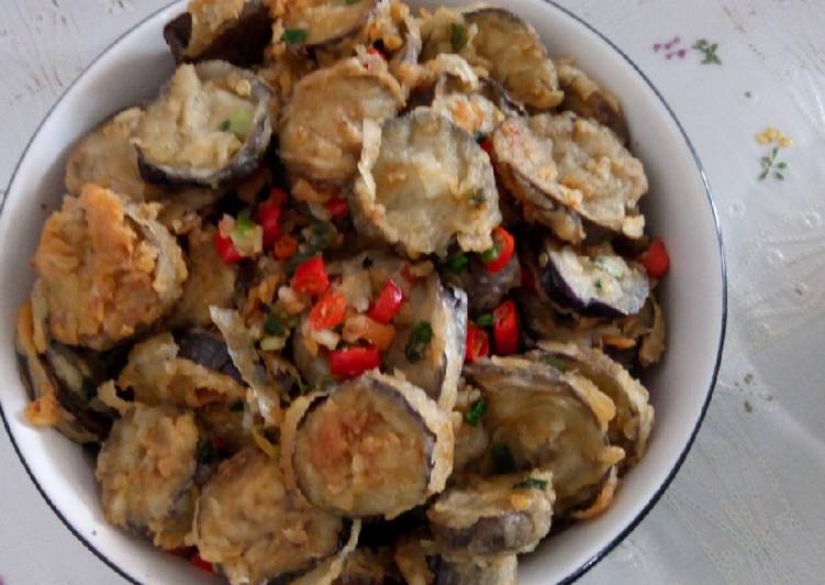 Resep Terong Cabai Garam, Bisa Manjain Lidah