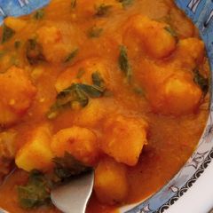 Yam pottage A picture of Yam pottage.