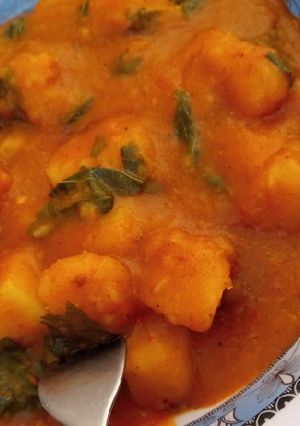 A picture of Yam pottage.