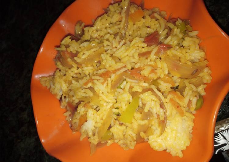 Easiest Way to Prepare Favorite Leftover Rice veggie Pulav