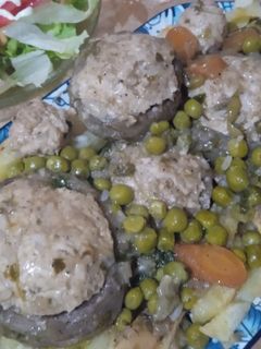 صورة لوصفة دولمة قرنون بالجلبانة😋