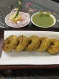Raw banana vadas