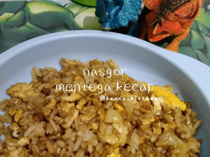 Cara Gampang Membuat 55.Nasi Goreng Mentega Kecap (MPASI si kecil) yang Bisa Manjain Lidah