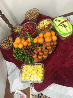 عکسی از دستور ایده میز شب یلدا
