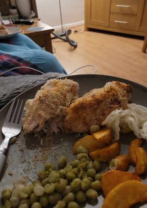 A picture of Chicken kiev.