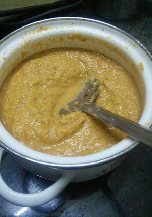 A picture of Kadalai parupu chutney.