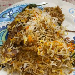 A picture of Mutton Biryani.