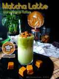 Matcha Latte "Honeycomb Dalgona Toffee"(korean candy)