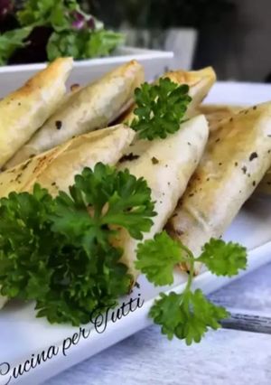 Une photo de Samoussas pommes de terre et petits pois