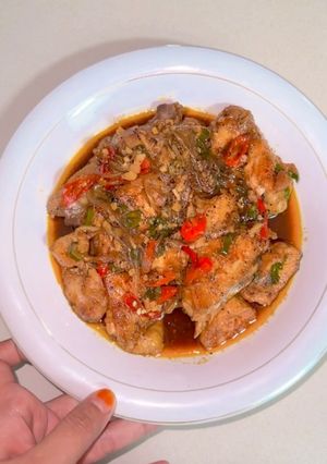Foto resep Ayam Lada Hitam