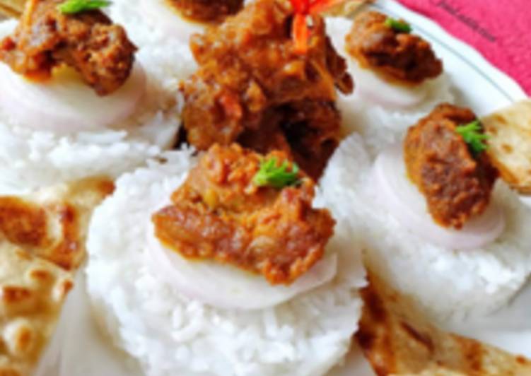 Recipe of Super Quick Homemade Mutton rice tikki with naan