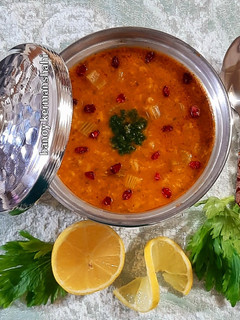 عکسی از دستور سوپ کرفس