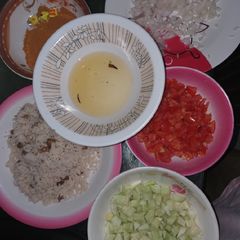 A picture of Shinkafa da wake.