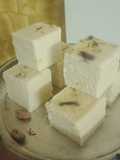 Spoiled milk steamed Barfi (Sweet)