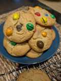 Galletas de Chocolate y M&Ms
