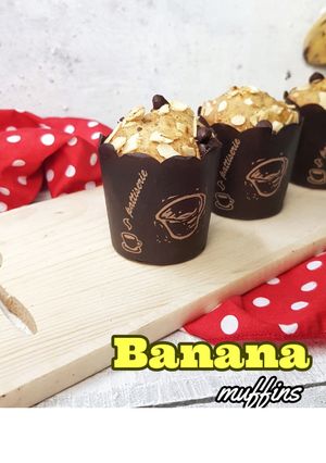 Foto resep Banana Muffin empuk simple dan enak