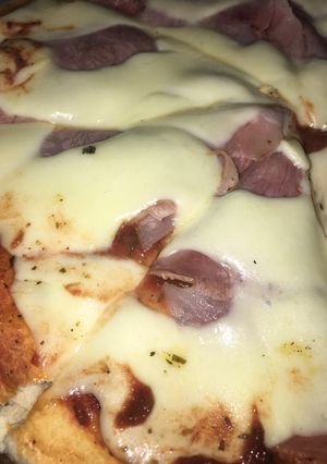 Una foto de Pizza