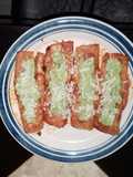 Chicken Red Enchiladas with Guacamole