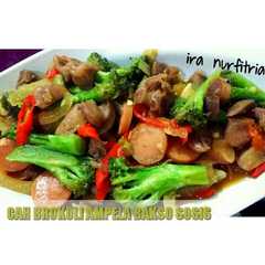 รูปของ Cah Brokoli ampela bakso sosis