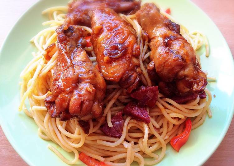  Resep Spaghetti Ayam  Oriental oleh Farah Qubayla Cookpad