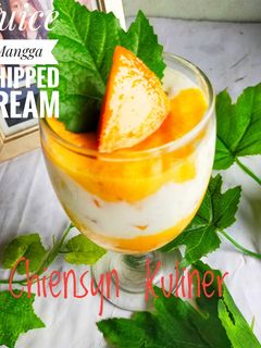 Foto resep Juice Mangga Whipped Cream