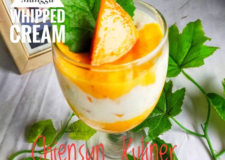 Resep Juice Mangga Whipped Cream yang Enak