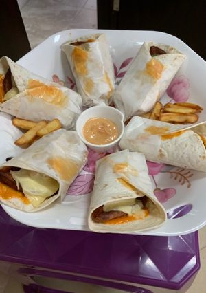 صورة لوصفة برجر راب 😋
