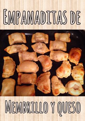 Una foto de Empanaditas de membrillo y queso
