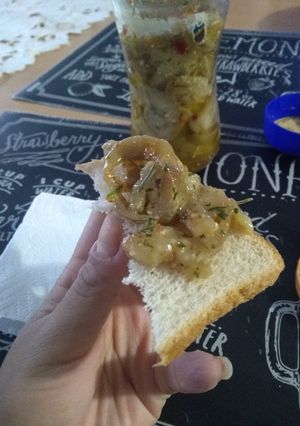 Una foto de Berenjenas al escabeche