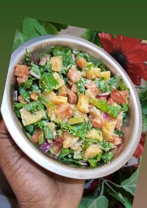 A picture of Potato salad.