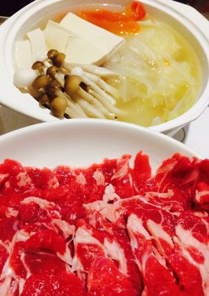 A picture of Beef and Seasonal Vegetable Hot Pot.