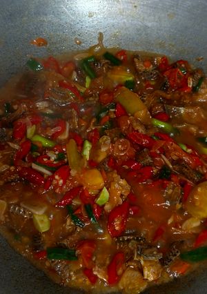Foto resep 131. IKAN ASIN PEDAS ASAM MANIS🤤