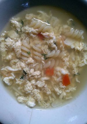 Foto resep Sup Telur Macaroni