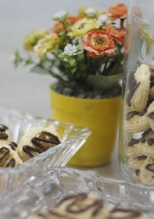 Foto resep Semprit keju_glazur coklat