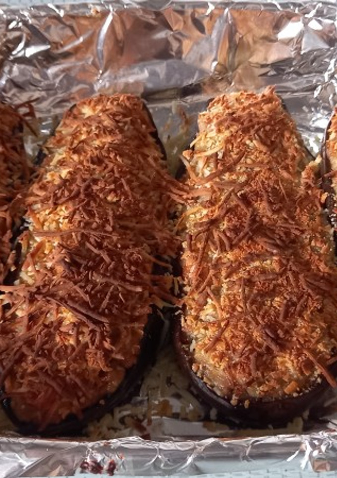 Una foto de 178. Berenjenas rellenas de carne picada