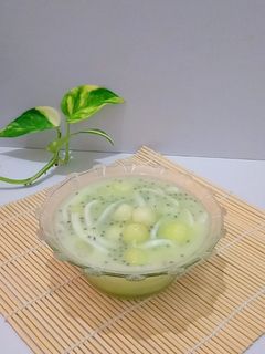 Foto resep Es kelapa muda melon
