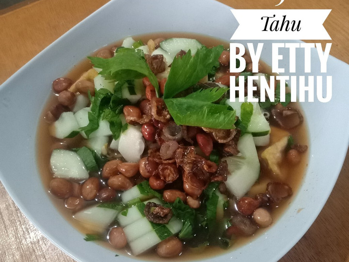 Cara Gampang Membuat 58. Rujak tahu yang Lezat