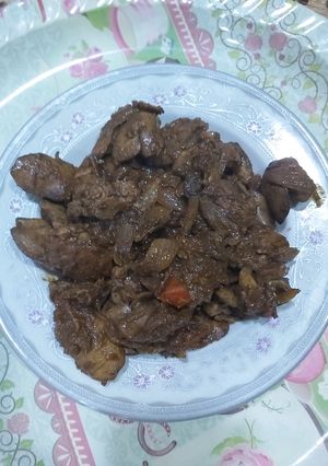 صورة لوصفة كبدة الدجاج