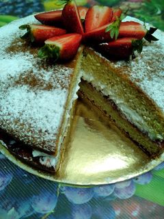 صورة لوصفة فيكتوريا كيك 😋💓🍓