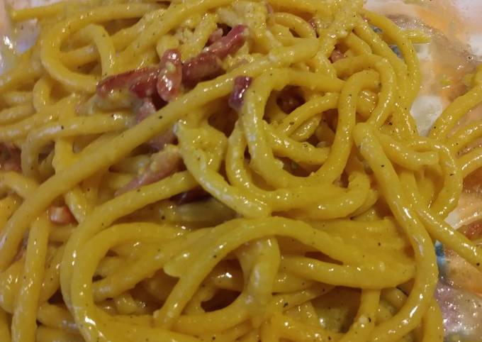 Carbonara spek e bigoli