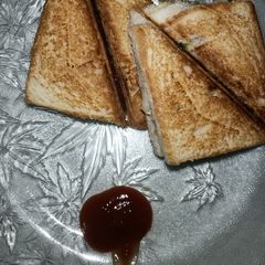 A picture of Paneer Capsicum Cheese Sandwich.
