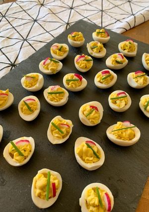 Une photo de ☆Oeufs de Caille Mimosa☆