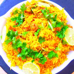 A picture of Mutton Biriyani.