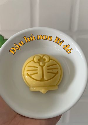 Hình của món Đậu Hủ Non Bí Đỏ.