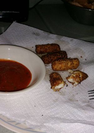 A picture of Mozzarella Cheese Sticks.