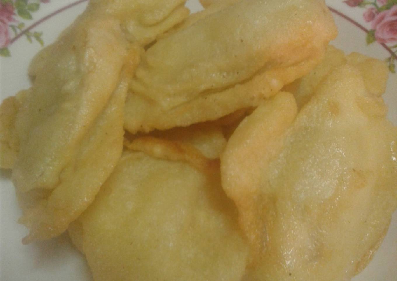 Pisang goreng susu